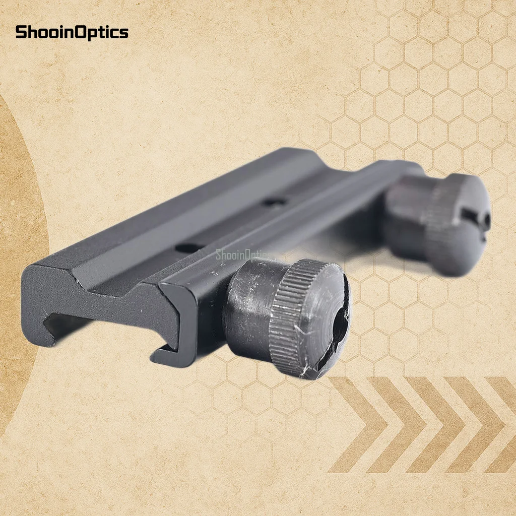Shooin Optics Picatinny Mount Base Solid Aluminum For ACOG 32mm Hole Spacing