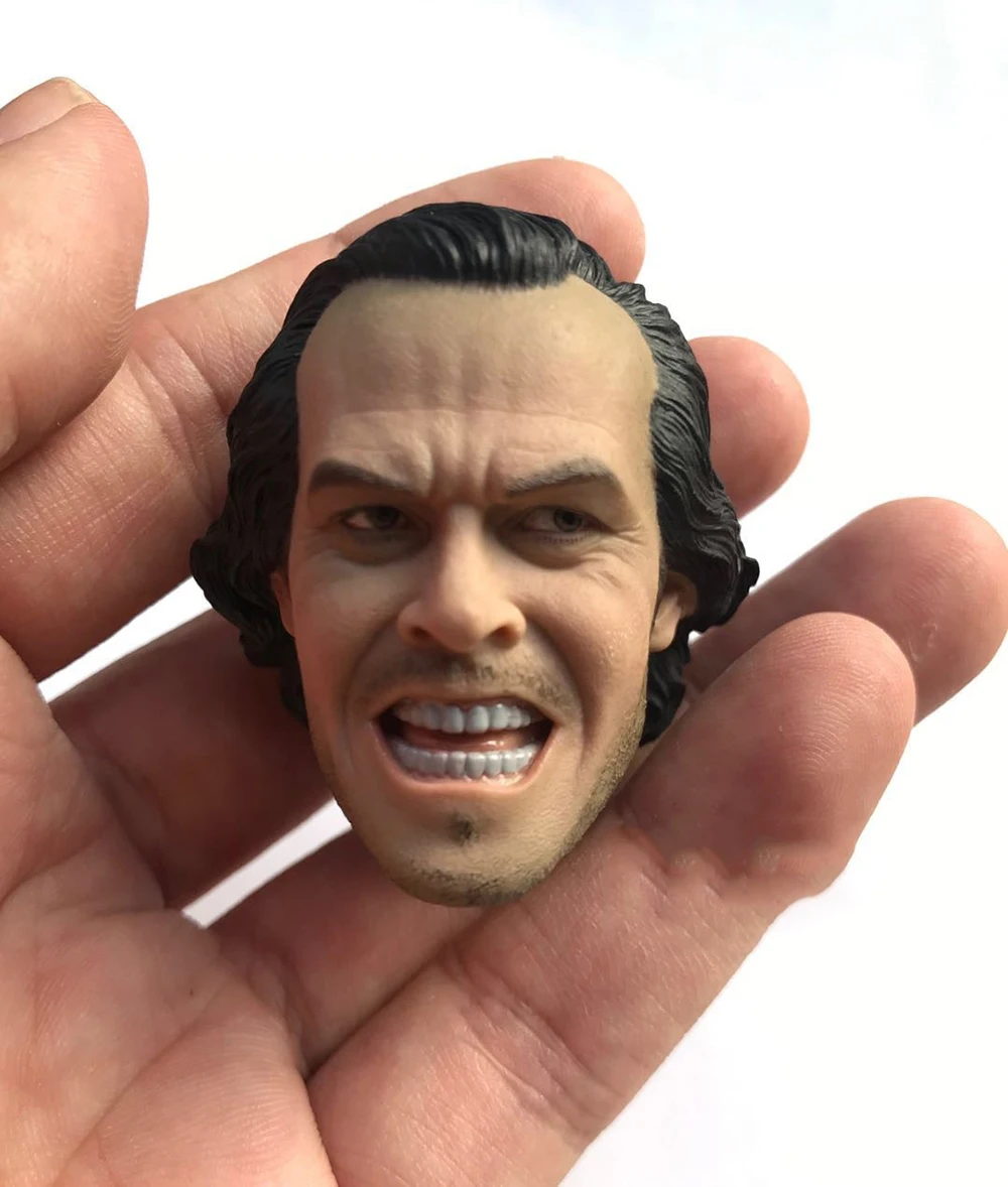 1/6th Jack Nicholson Bình Thường Tức Giận Phiên Bản Nam Đầu Điêu Khắc Chạm Khắc Cho Thông Thường 12Inch Búp Bê Hình Hành Động