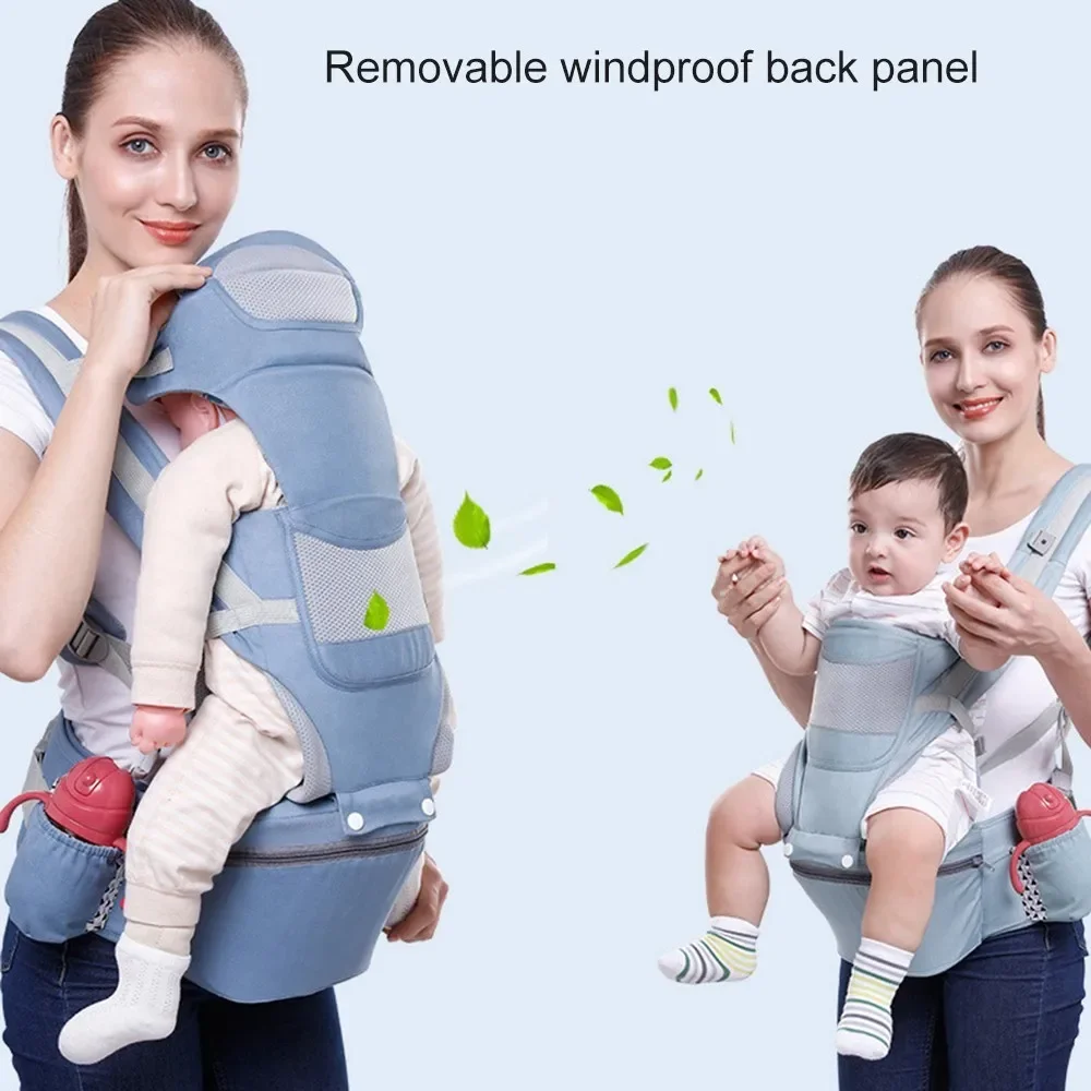 Ergonomic Baby Carrier Backpack Infant Baby Hipseat Carrier Front Facing Ergonomic Kangaroo Baby Wrap Sling Travel