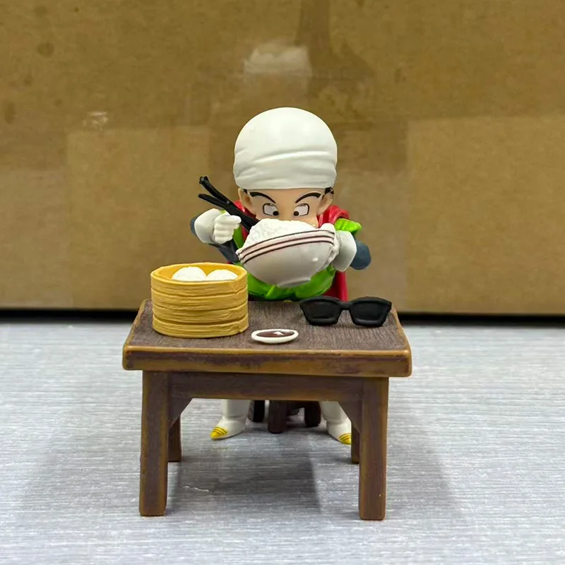 Dragon Ball Z Vegeta Figure Son Goku eating 8cm Pvc Action Figures