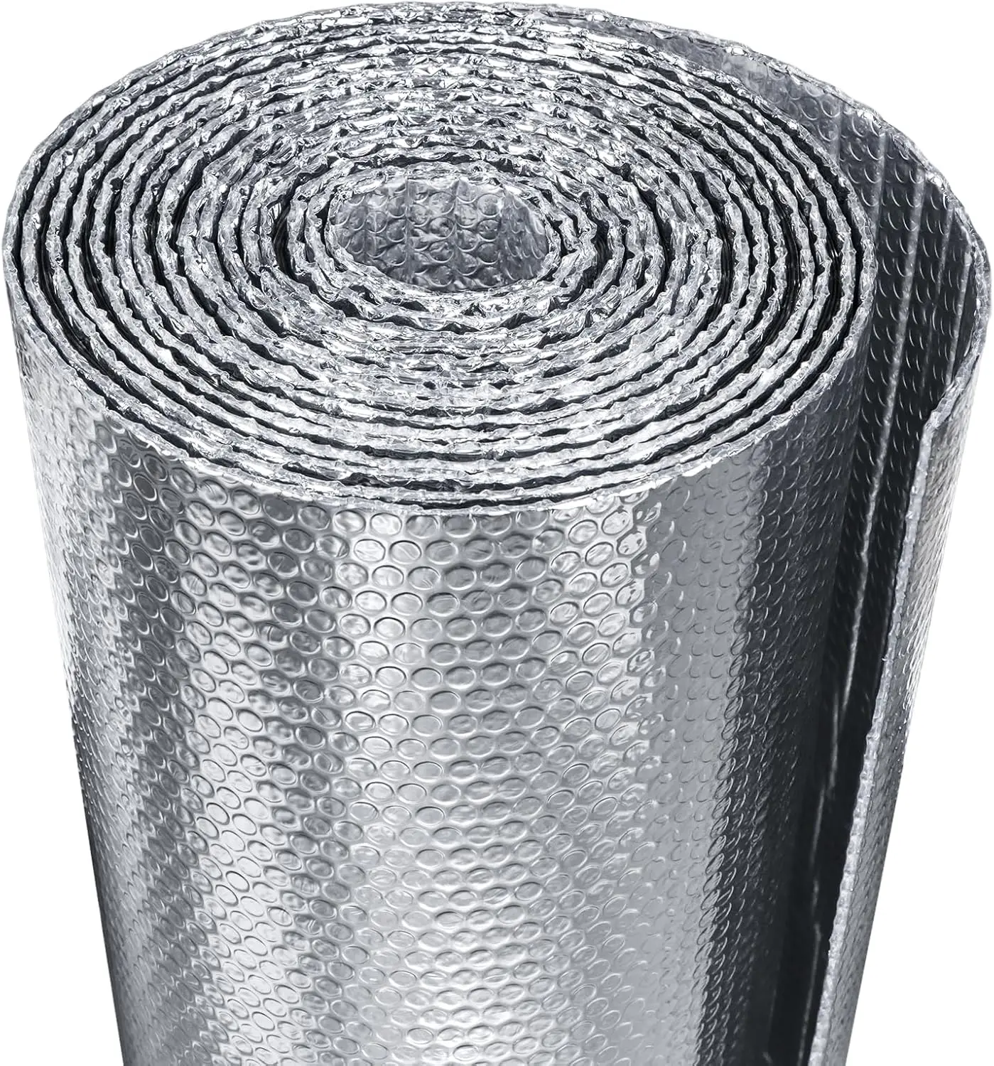 Reflective Insulation Foam,48' X 10 Ft Window Insulation for Summer Heat,Aluminum Foil Bubble Insulation Roll for Keep Heat