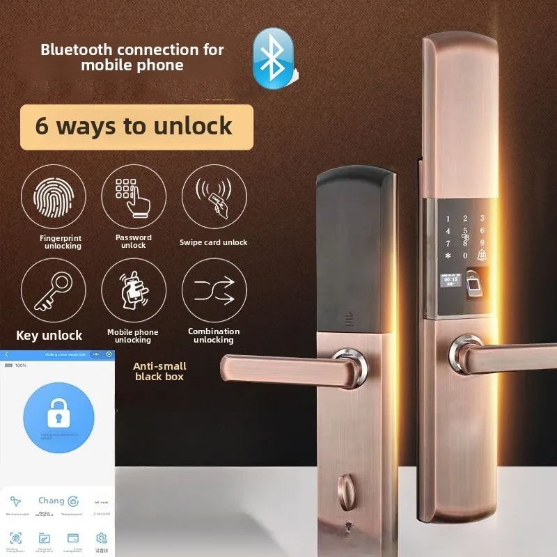 

Классический Bluetooth слайд отпечатка пальца бытовой пароль магнитная карта противоугонная дверь умная