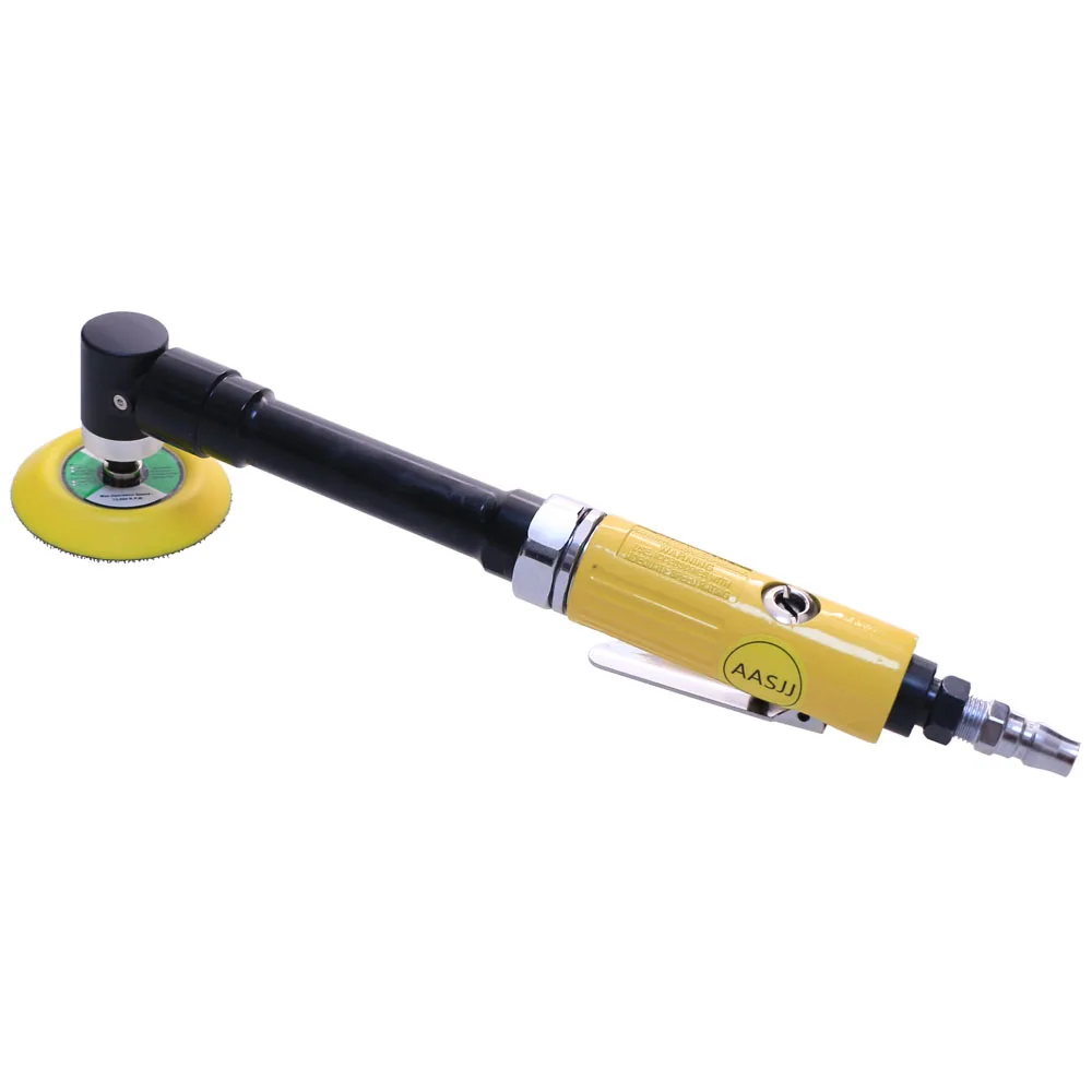 AT-7039L Extended Track Air Polisher, Handheld Pneumatic Grinder 20,000 RPM