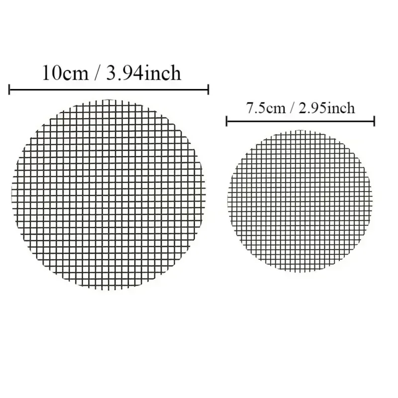 50/100PCS Flower Pot Hole Mesh Mat Circular Basin Bottom Mesh Drainage Anti-corrosion Breathable Gasket Horticultural Plant Tool