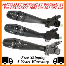 Turn Signal Indicator Switch For PEUGEOT 1007 206 207 307 406 407 807 Steering Column Horn 96477533XT 96595087XT 96608841XT