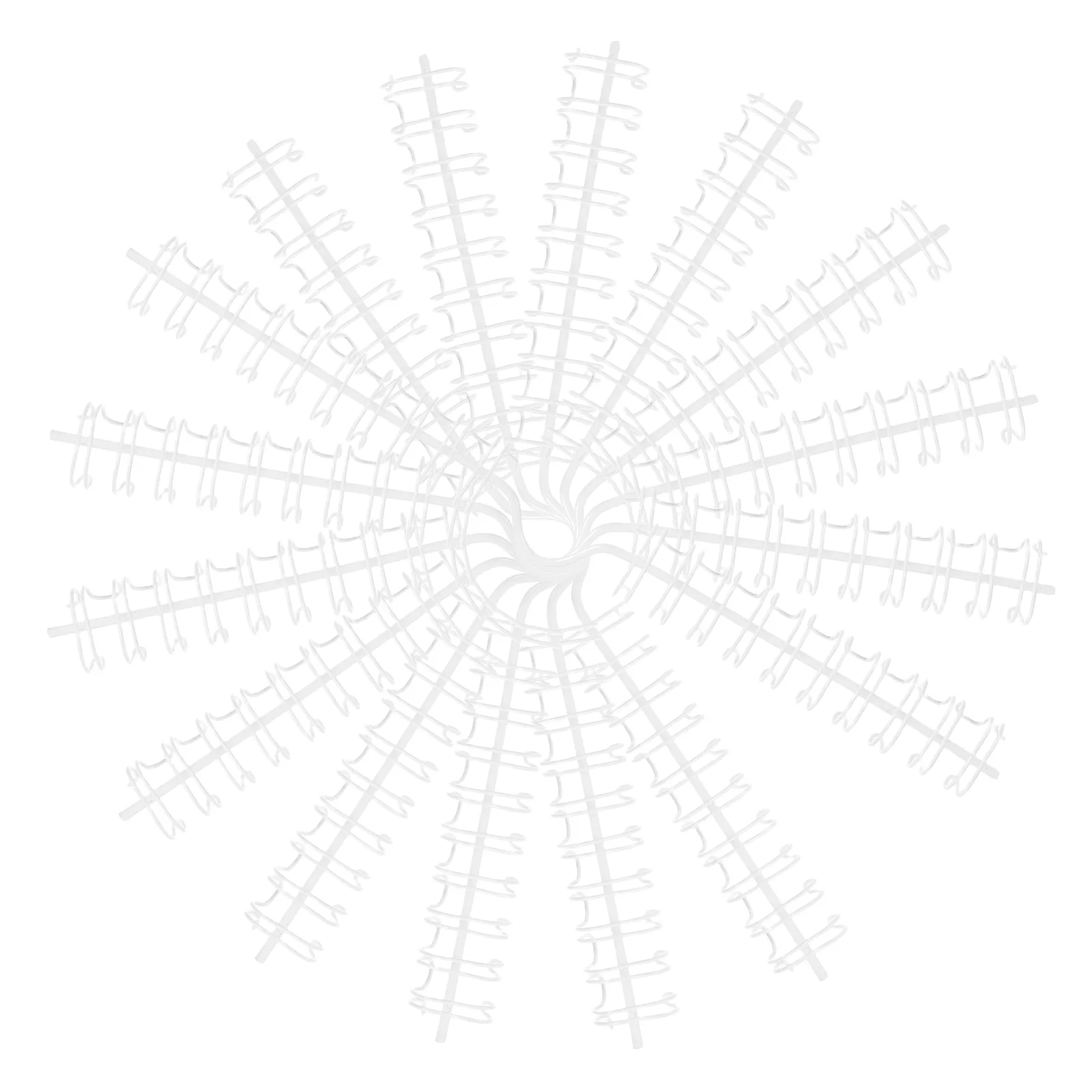 

1 Set Metal Spiral Binding Coils For Horizontal Calendars Multi-Functional Wall Mount Calendar Holder Office Desk Organizer