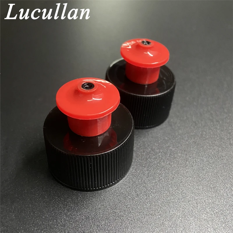 Lucullan 28mm Auto pflege Wachs/Reifen Glanz Flasche Pull Top Caps tragbare Flüssigkeits spender Detail lierungs werkzeuge