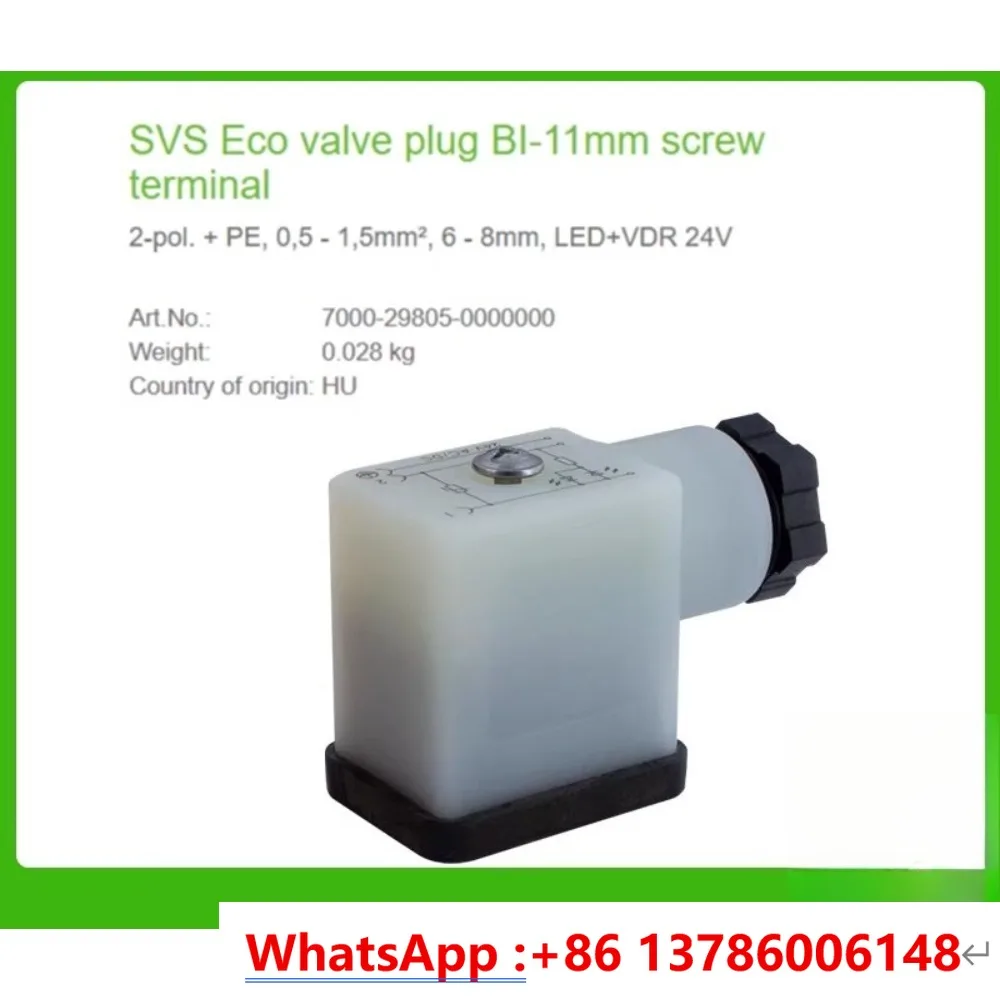 7000-29805-0000000 Valve connector BI type LED 24V new original