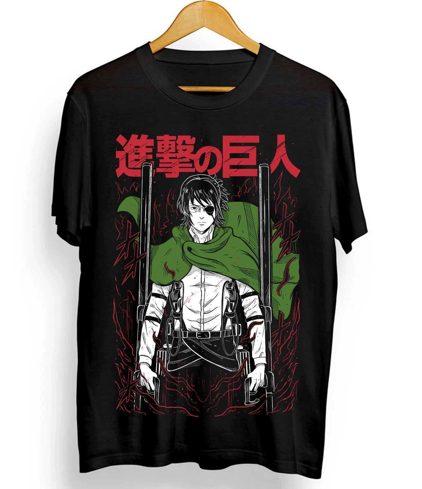 2026 New Hanger Zoe T Clothing "Attack on Titan" AOT Animation Comic Levi Ellen Comfortable Breathable Retro Men Women Summer