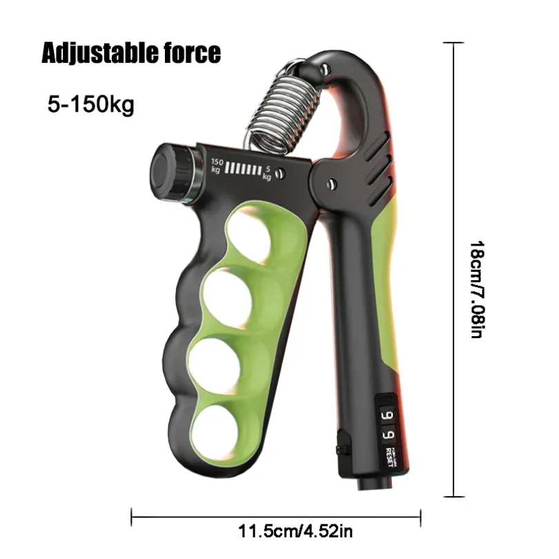 

5-150kg Adjustable Grip Strength Device for Rehabilitation Training, Muscle Enhancement, Strength Training, Grip Strength Device