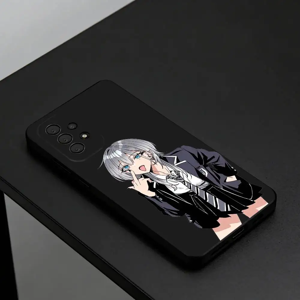 Чехол для телефона Haimiya-senpai wa Kowakute Kawaii Manga для Samsung S26, S25, S24, S23, S22, Plus, мягкий черный чехол-накладка