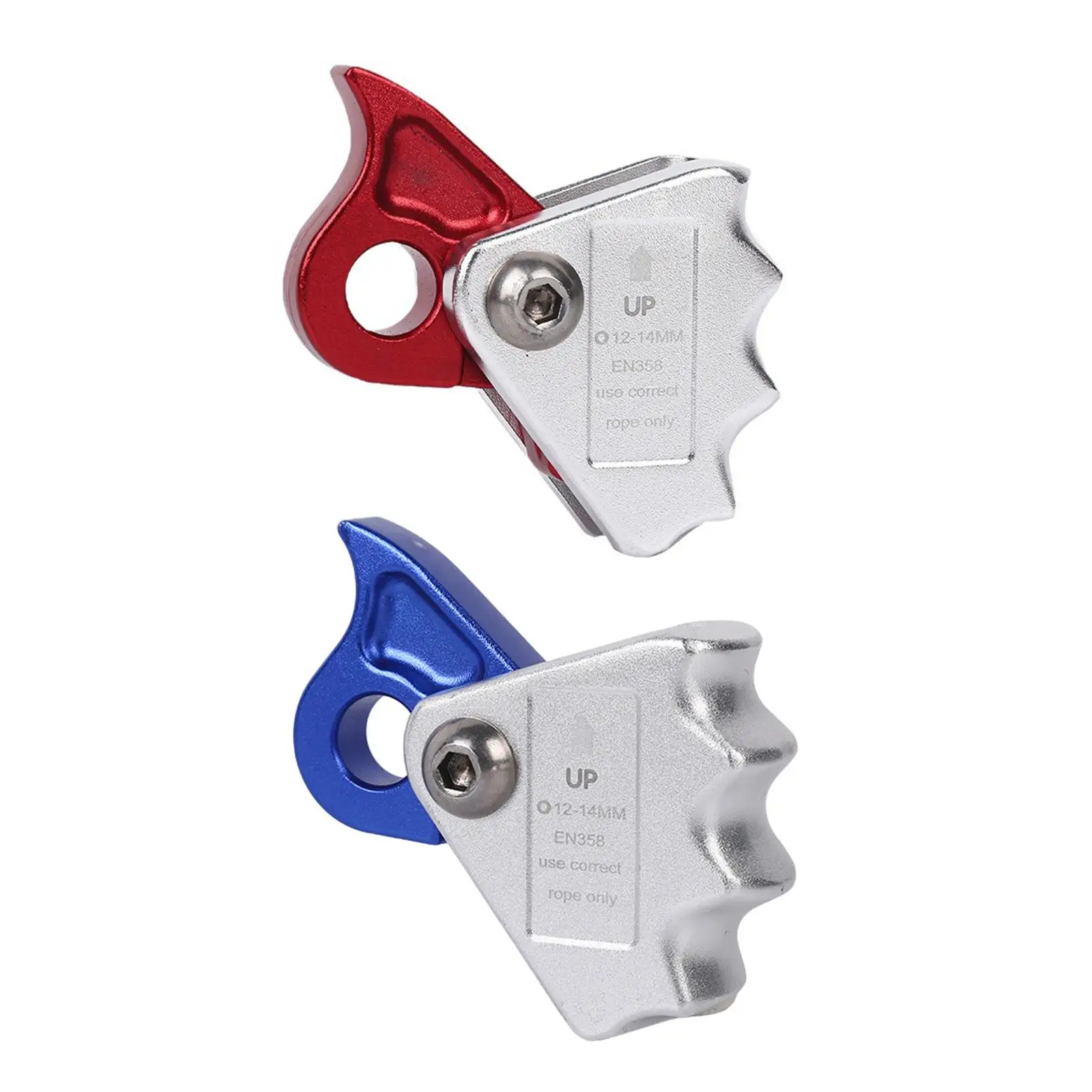 Rope Grab Fall Arrester Adjuster Self Locking Aluminum Climbing Descender