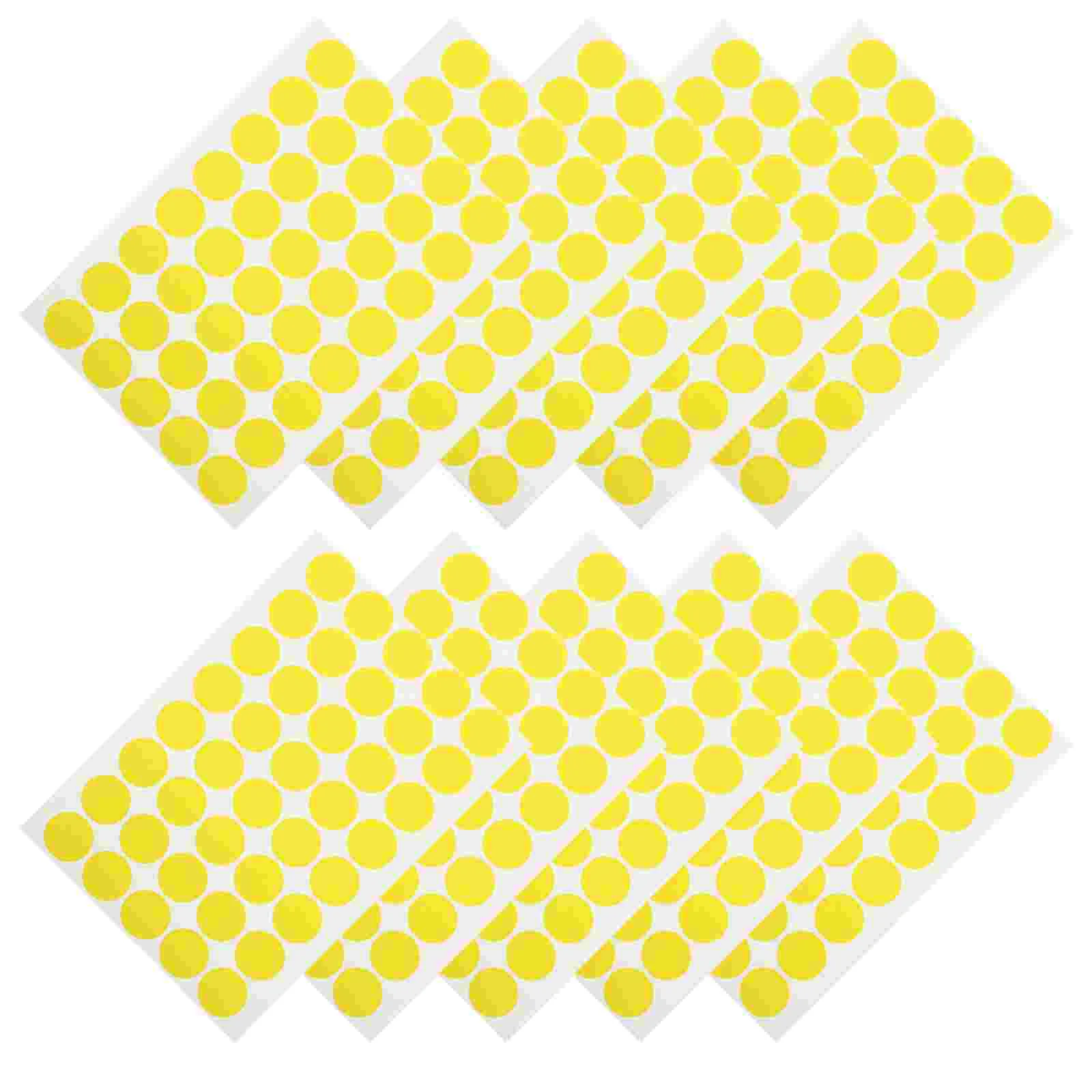 10 Sheets Small Dot Stickers Adhesive Round Seal Labels Heat Sensitive Sufficient Quantity Dots Paper Circle Storage