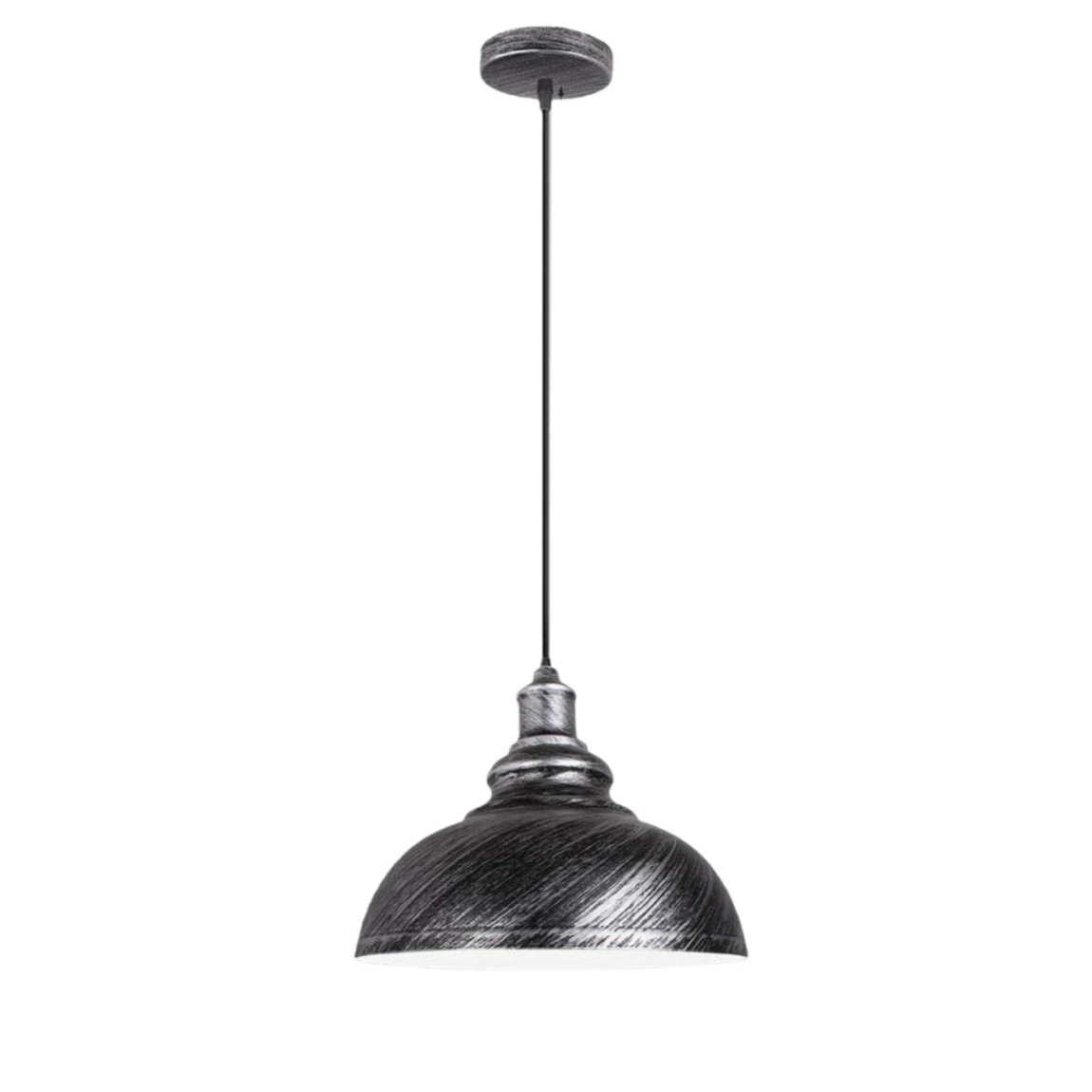 JOYINLED Set van 3 vintage industriële hanglampen, 30 cm metalen plafondlamp met E27-fitting voor keuken, eetkamer, restaurant
