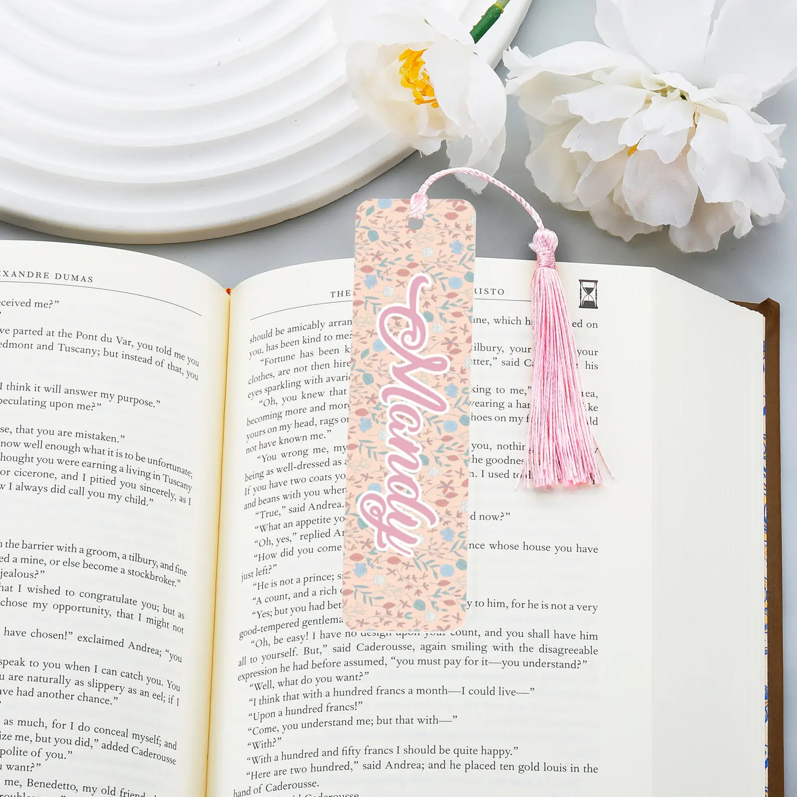 

Personalized Custom Name Clear Bookmark Acrylic Bookmarks Book Lover Gifts Trendy Bookmark Page Marker for Birthday Present