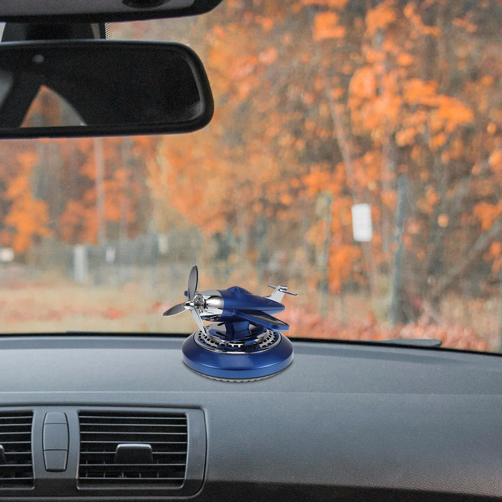 

Solar Car Ornaments Airplane Scent Diffuser Dashboard Decorations Aromatherapy Accessories Aircraft Fragrance