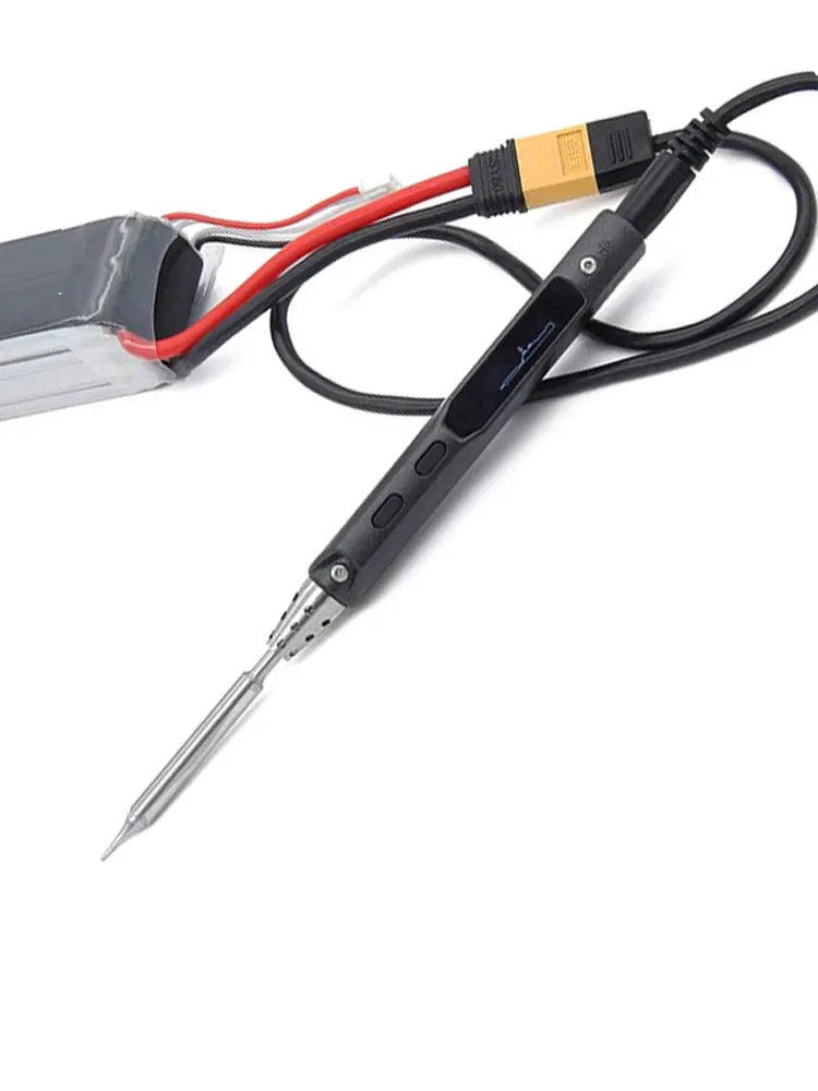 XT60 オスコネクタから DC5525 5521 電源ケーブル 5.5x2.5mm/5.5*2.1mm アダプタ PIne64 TS100 T12 はんだごて変換ケーブル用