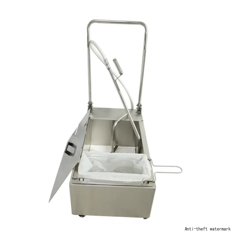 

2026 Hot Selling - Commercial Fried Chicken Shop Oil Filter Truck Large Capacity 48L Shortening Oil Filter Truck