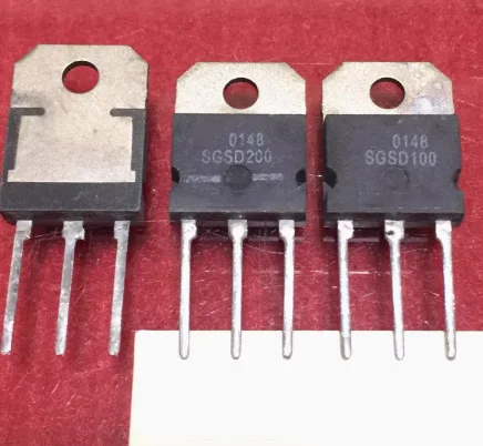 Used 2pcs=1pair SGSD100 SGSD200 TO-218 Original disassembly