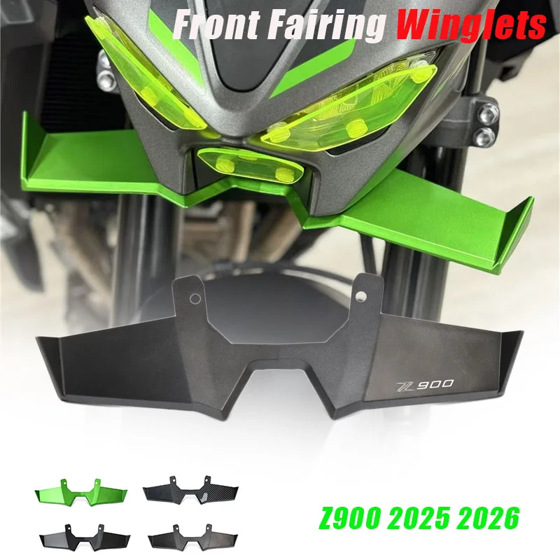 

For Z900 Z 900 2025 2026 Motorcycle Front Fairing Winglets Aerodynamic Wing Shell Cover Protection Guards Kit For z900 2025