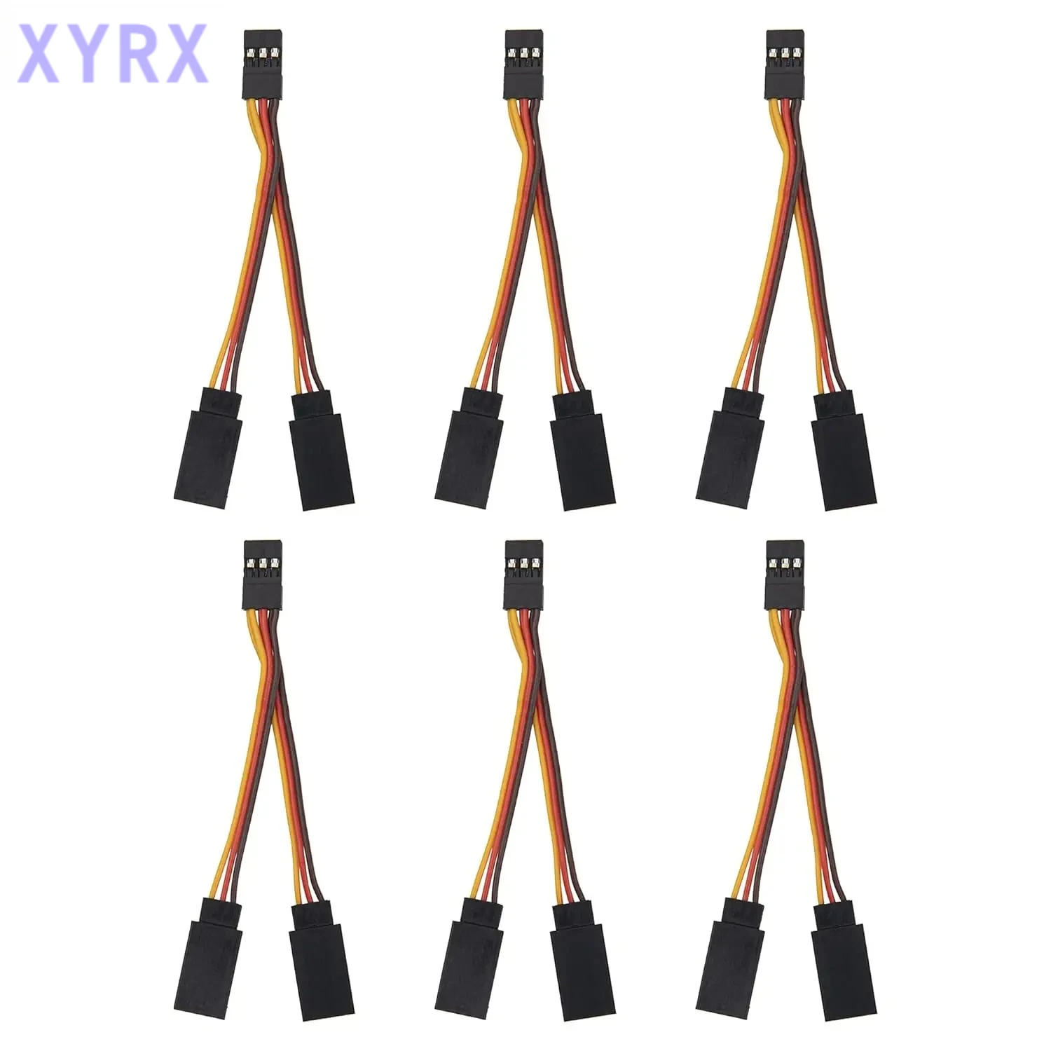 6Pcs ShareGoo JR Style Servo Splitter Cable, 2.75