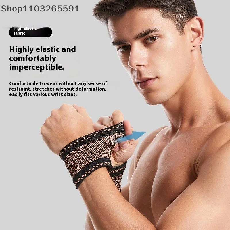 

A Pair Of Wrist Guards For Sports And Fitness – Elastic Knitted Compression Wrist Braces For Men And Women