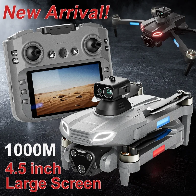 

4DRC M7 Drone 8K Professional GPS HD Camera Drones Brushless WIFI FPV Video 4k UAV 4.5 Inch Screen Control Quadcopter Mini Dron