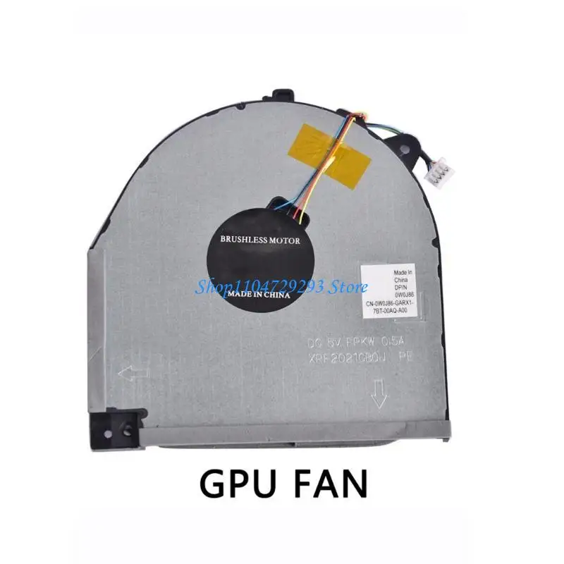 Y2GD CPU GPU Radiatore DC5V 0.5A 4 pin 4 fili Ventola Raffreddamento Del Computer Portatile Per Y7000 Y540-15 Ventola