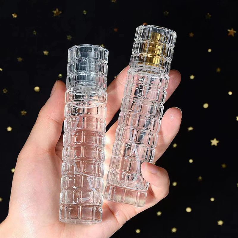 

30ml Glass Thick Bottom Cylinder Spray Perfume Bottle Empty Cosmetic Container Travel Portable Perfume Atomizer Bottle