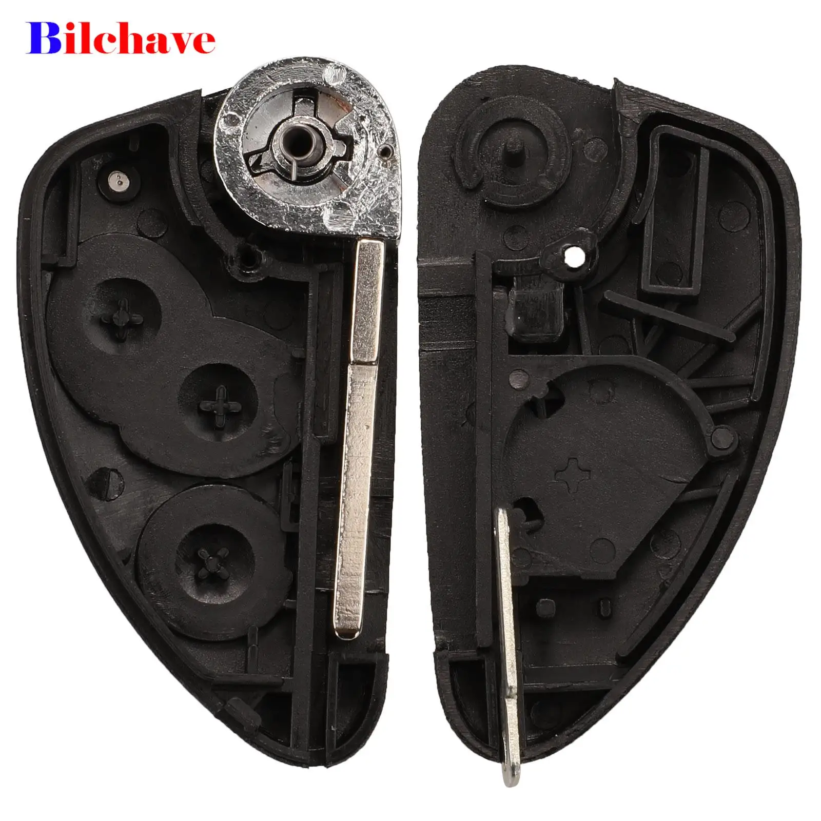 jingyuqin 2/3 Buttons Flip Folding Remote Car Key Shell Fob For Alfa Romeo 147 156 166 GT With Uncut Blade Replacement