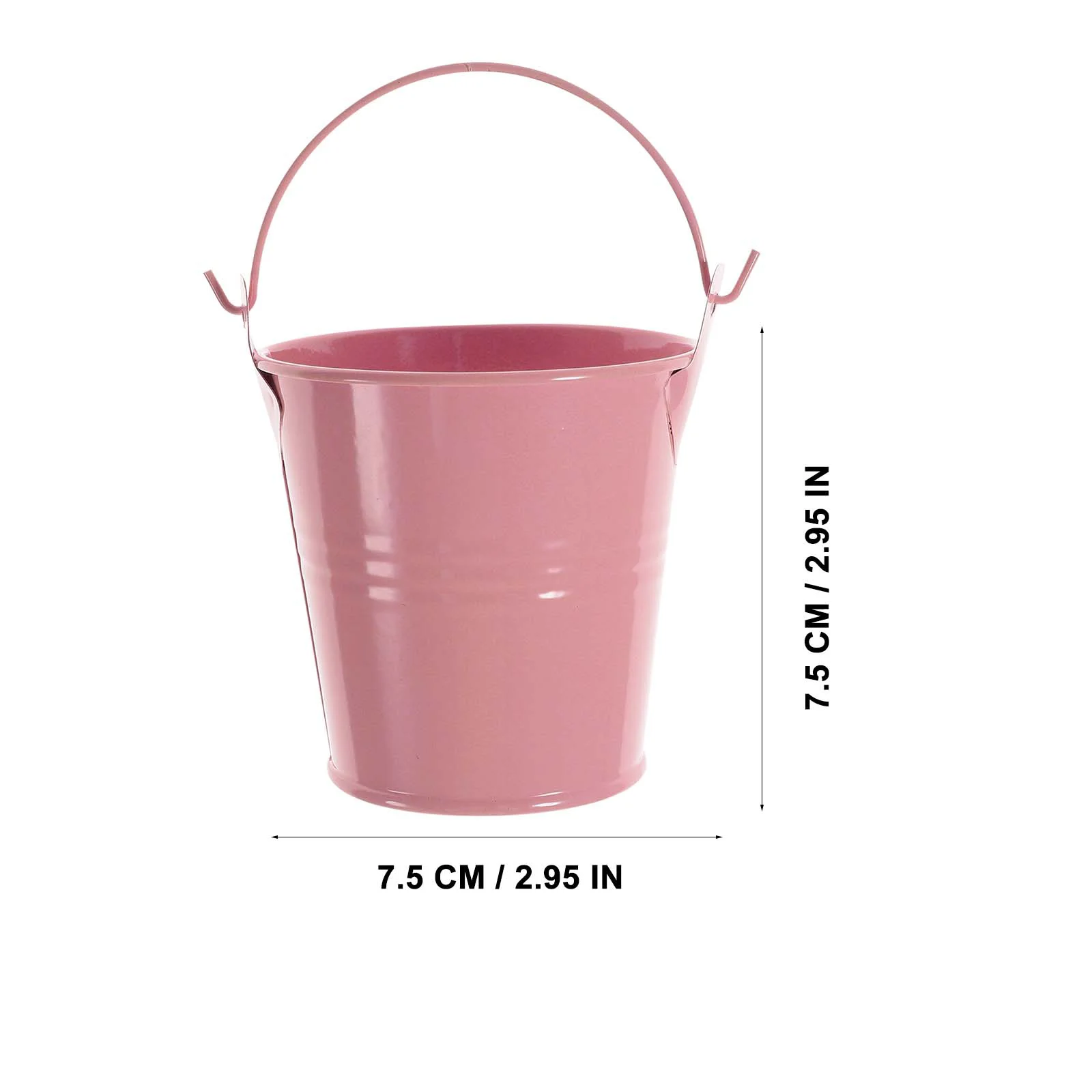 6 Pcs Popcorn Machine Snack Containers Mini Bucket Toys Buckets Small Metal for Party Basket