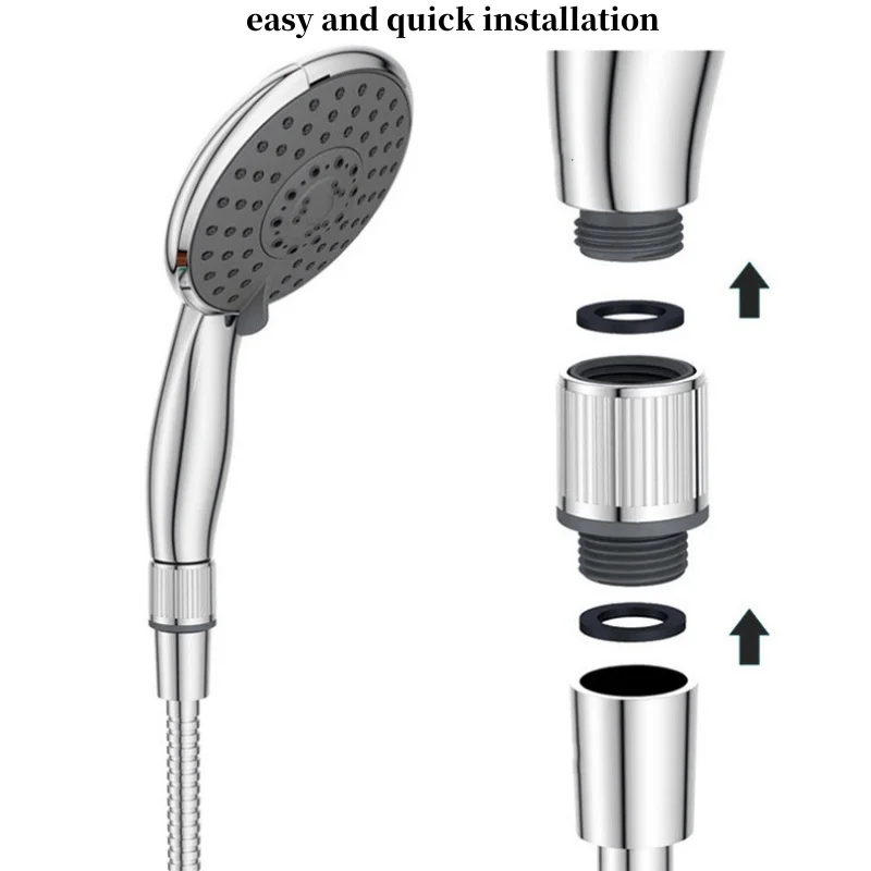 Water Flow Regulator Shut-Off Switch ABS Flow Controller Water Stop Valve Shower Head Arm Diverter Bathroom Accessories