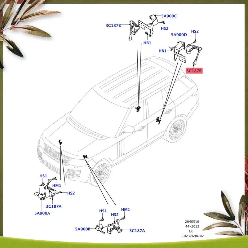 

Portable Suspension Height Level Sensor For Land Rover Range Rover Discovery Defender 2013-2023 Body Headlight Sensor