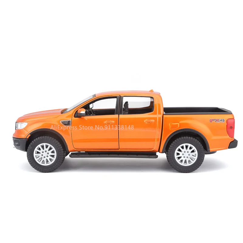 Maisto 1:27 Ford Ranger orange Super Duty car model die-casting static precision model collection gift toy tide play