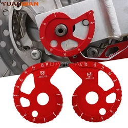 Motorcycle Chain Adjuster Parts Regulator For YAMAHA XTZ 600 WR 250Z DT 125R 125RE TTR TW XT 225 E 250 R 200 600E Accessoires