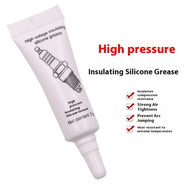 2/5/10/15/20pcs Automobile Spark Plug Grease High Temperature Silicone Voltage Insulating Resistance Ignition Coil Corrosion