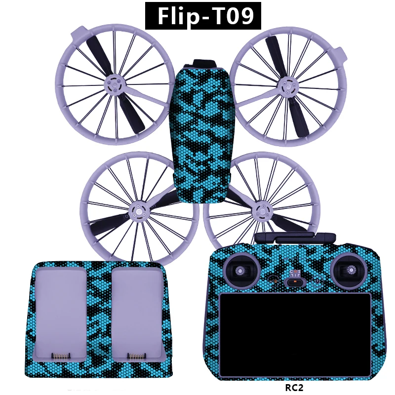 Djiフリップドローン用装飾ステッカーキット,防水スキンステッカー,DIYアクセサリー,傷防止保護フィルム