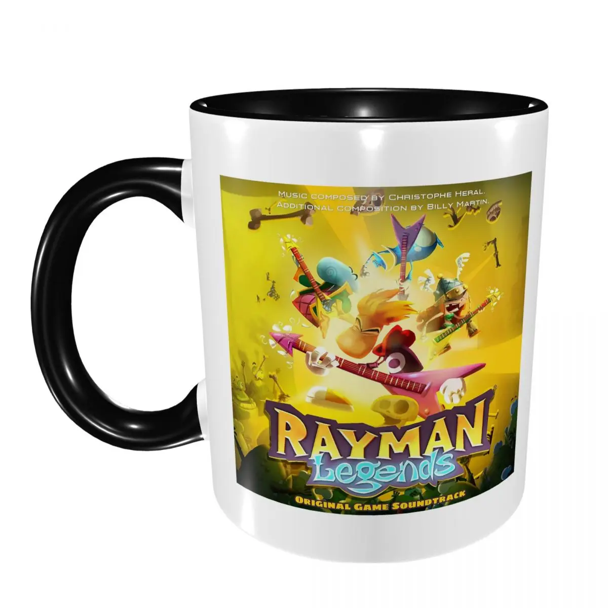 Cartoon Games Rayman Legends Mug Funny Ceramic Coffee Cups Tea Mugs Milk Cup Drinkware Gift for Woman Man