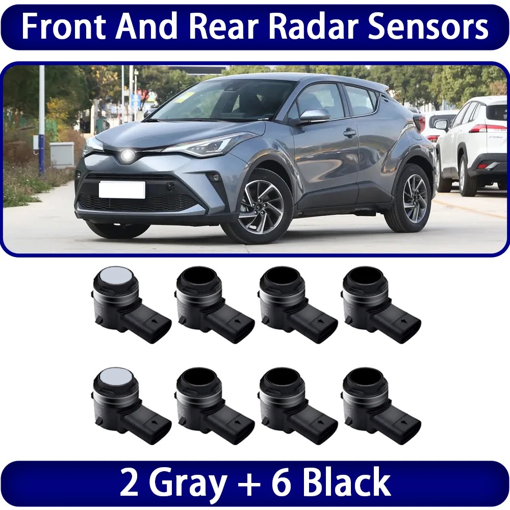 ZhuCamX Car Parking Sensor Kit for Toyota CHR C-HR 2016-2023
