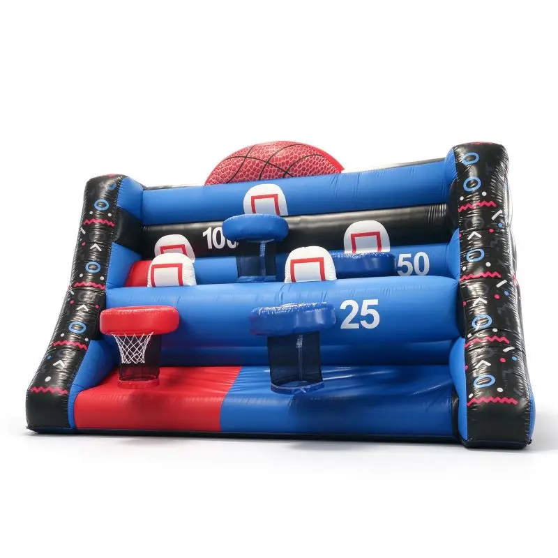 inflatable basketball game, basketball hoop tossing game, carnical inflatable games, inflatable sport games