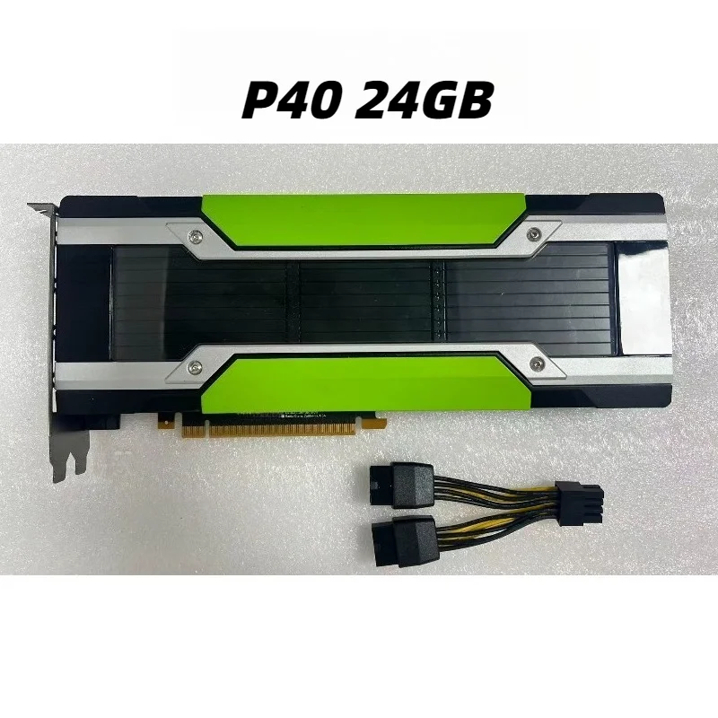Professional P40 24G PCIe GPU for AI Deep Learning Graphics Card in Stock