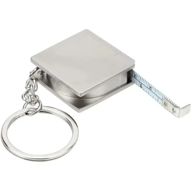 1pcs For DIYWORK Pull Ruler Portable Key Ring Retractable Ruler Measuring Tools Gauging Tools Tape Measure Keychain