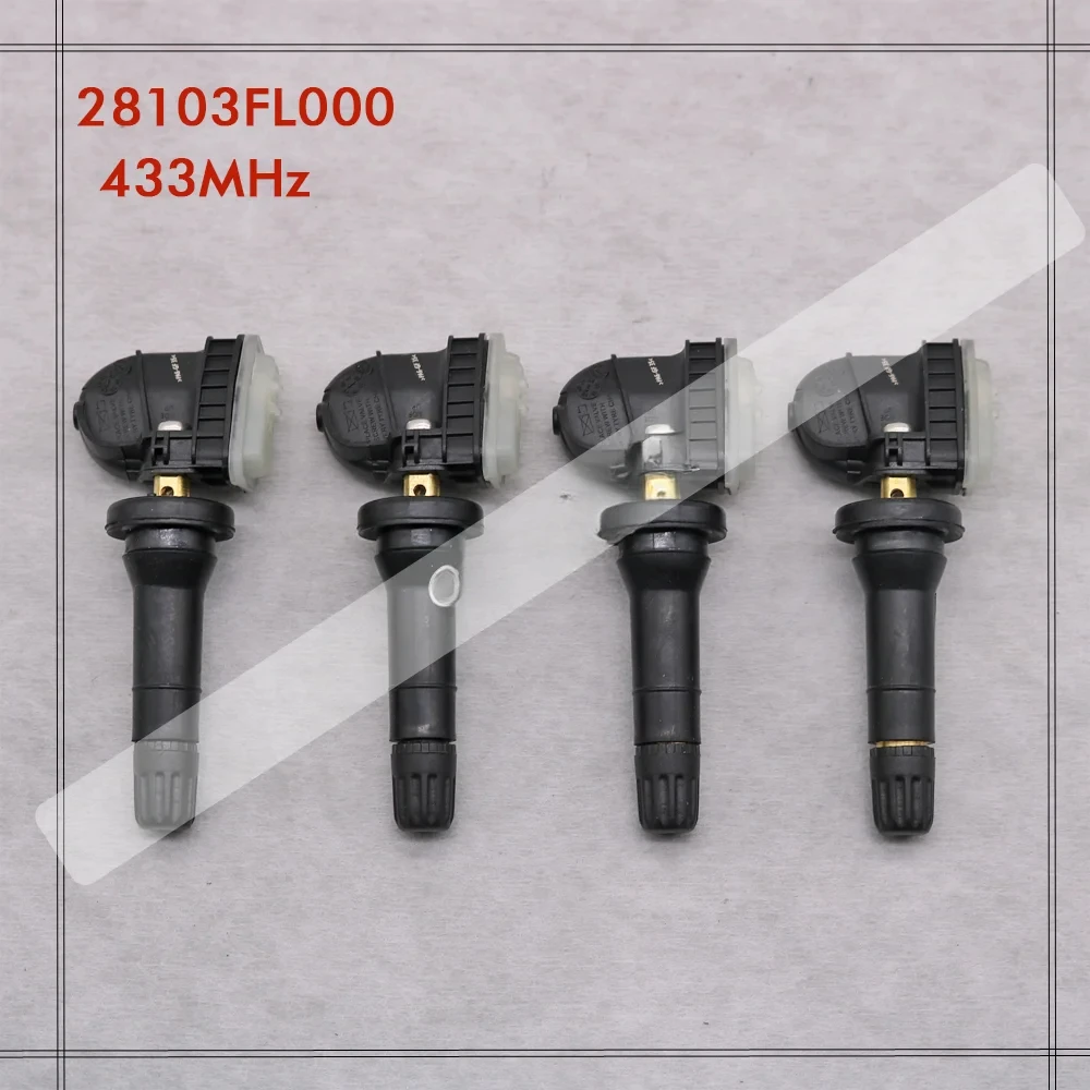

4PCS TIRE SENSORS FOR 2019 2020 2021 2022 2023 SUBARU FORESTER TIRE PRESSURE SENSOR TPMS 433MHz 28103FL000 28103FL100B