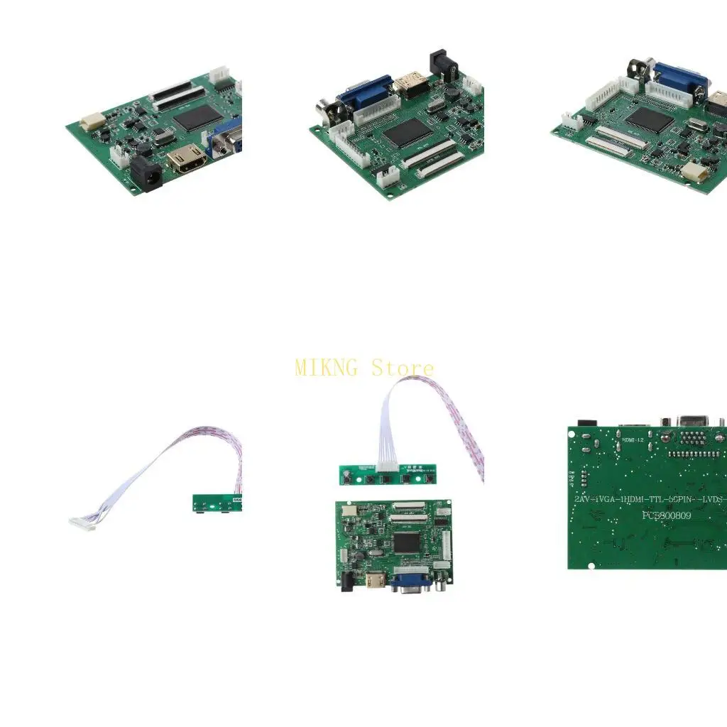 

1 комплект HDMI-совместимой платы контроллера VGA 2AV 40/50Pin для ПК, лучшая распродажа 3 шт.