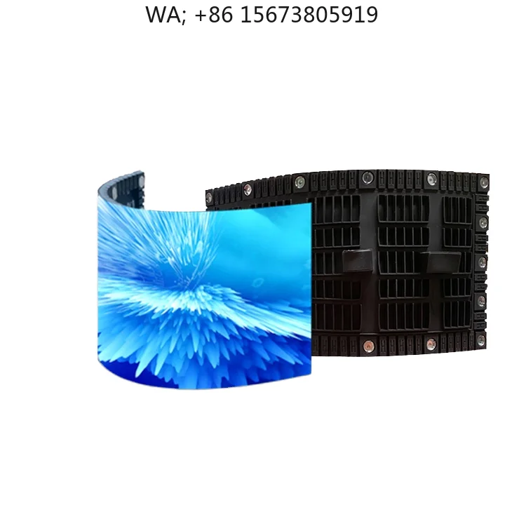 

Outdoor Creative Flexible LED Screen Panel P4 High Brightness Waterproof Module Programmable Text Advertising Digital Signage Sc