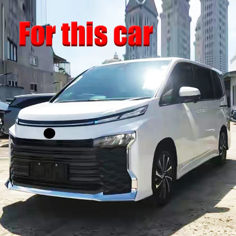 For Toyota Noah Voxy 90 Series 2022 2023 Car Accessories Front Grille Around Center Trim Molding Decoration Stickers