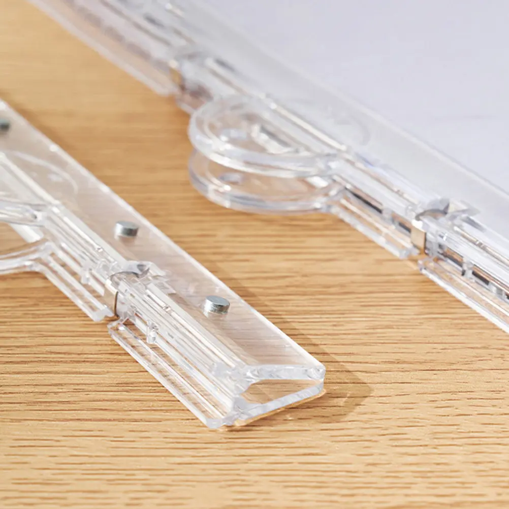 2Pcs Multi-Functional Document Clips for Bills Files Papers Exam Sheets Office Supplies File Clamps Professional Binder Clips