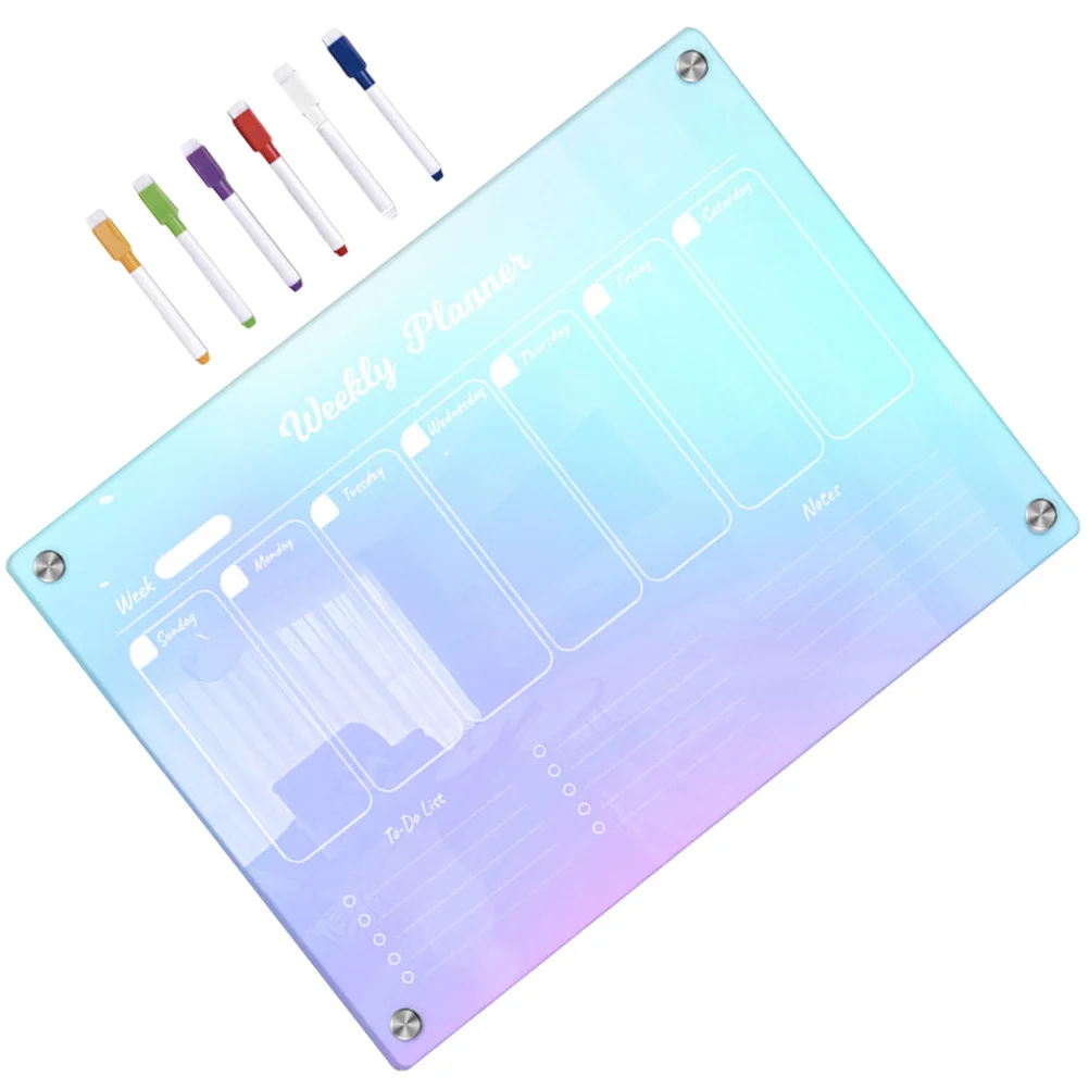 

1Set Magnetic Refrigerator Message Board Small Dry Erase Planning Board Kitchen Reminder to Do List Small Dry Erase Boards