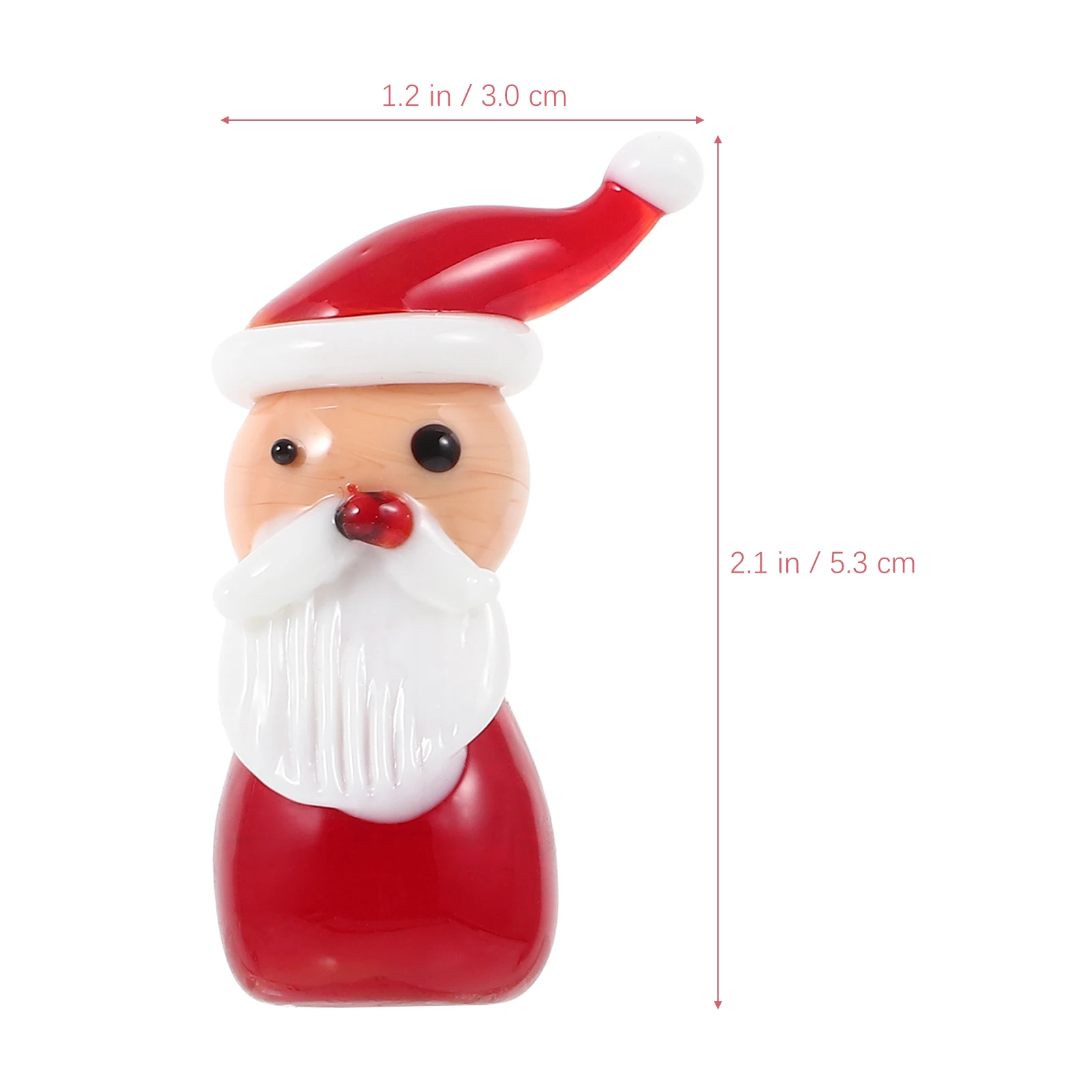 

Cute Mini Santa Decoration Christmas Craft Desktop Table Ornament Micro Landscape Ceramic Party Bag Filler Tiny