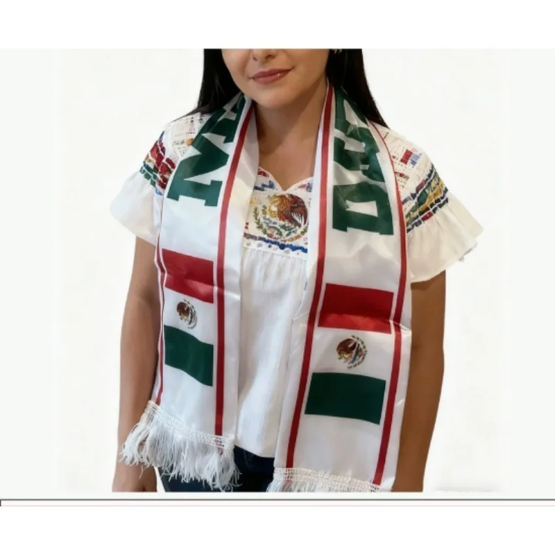 2026 Football Scarves: Brazil, Argentina, Germany, Spain, France, USA, Mexico, Canada – Designer Knitted Scarves